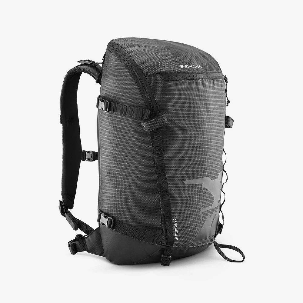 Mountaineering Backpack - Alpinism 22 Black