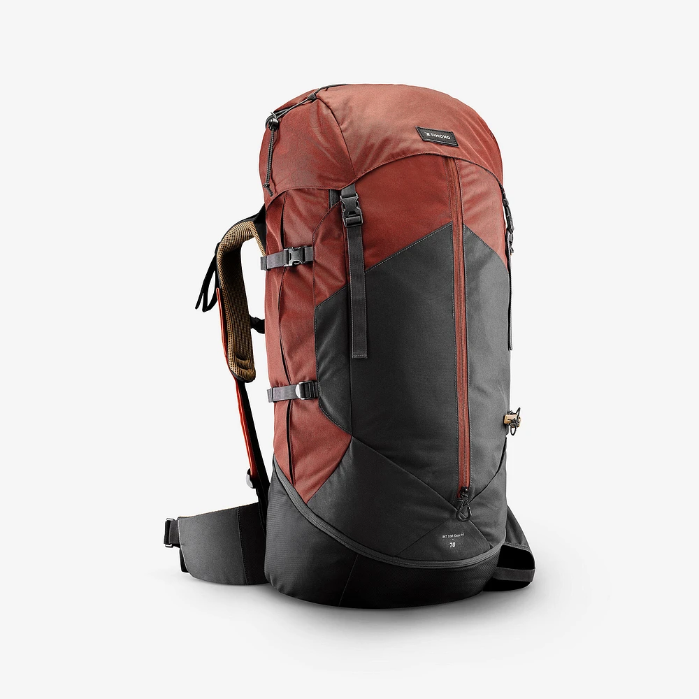 Men's 70 L Hiking Backpack - MT 100 Easyfit
