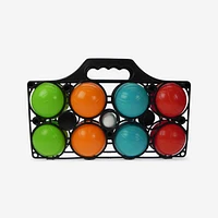 Set of 8 Plastic Petanque Boules