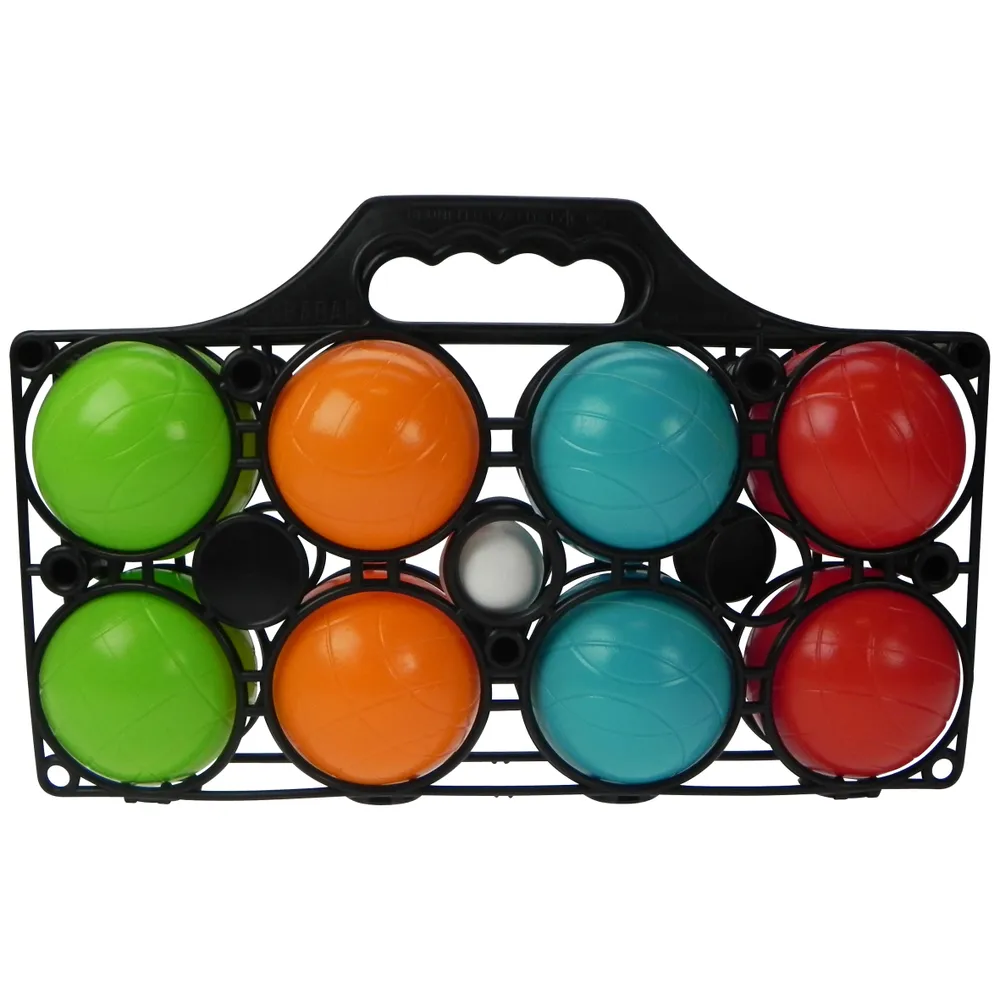 Set of 8 Plastic Petanque Boules