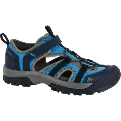 Sandales de randonnée MH150 bleues - enfant 28 AU 39