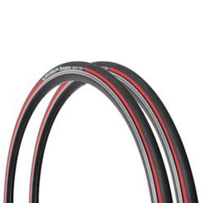 PAIRE DE PNEUS ROUTE MICHELIN DYNAMIC SPORT ROUGE 700x23
