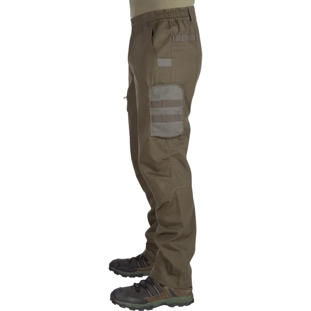 Hunting Trousers Warm Silent Waterproof - 520 Brown - Brown - Solognac -  Decathlon