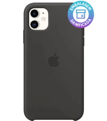 Capa de Silicone iPhone 11 (embalagem danificada)