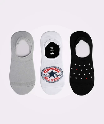 Tripack de Calcetines Cortos Converse y Chuck Patch