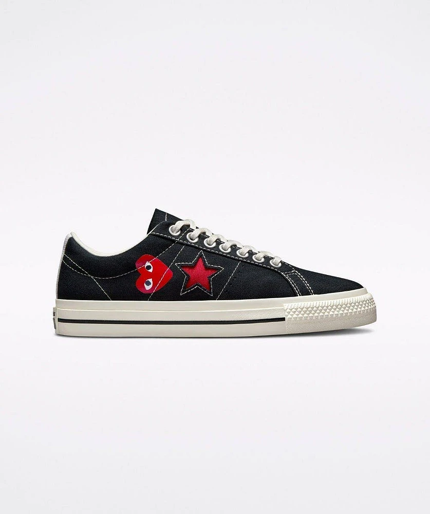 One Star Converse x Comme Des Garcons en Choclo de Lona