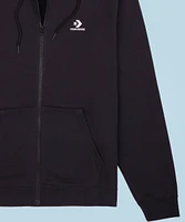 Hoodie Star Chevron con Cierre