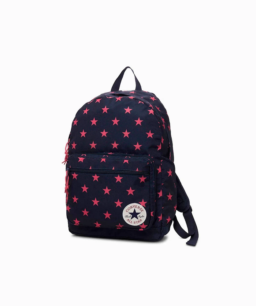 Mochila Converse GO 2 Estampado con Estrellas Azul Unisex