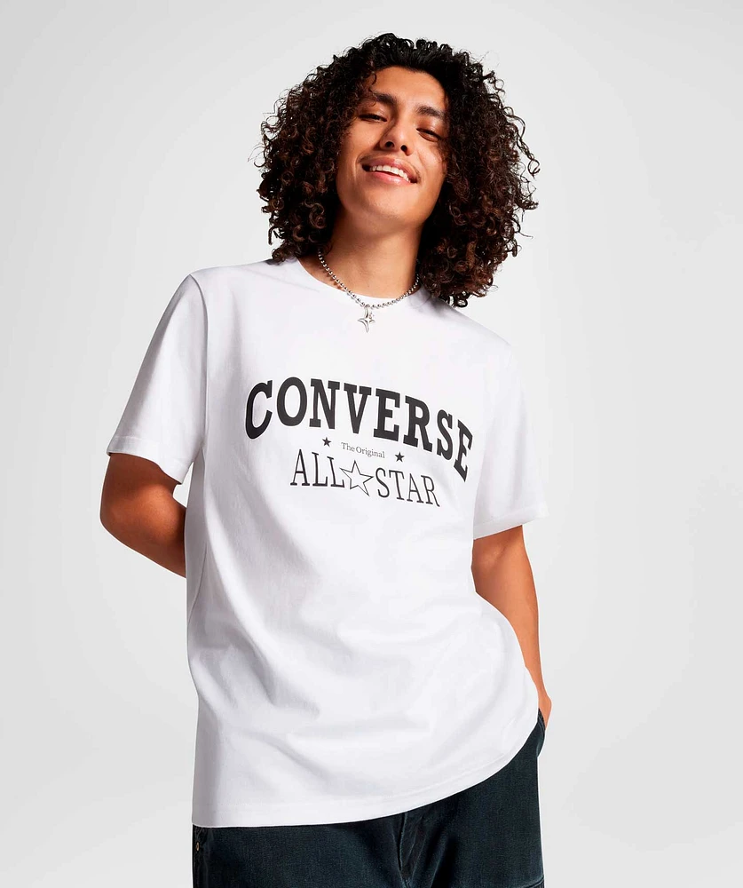 Playera Converse Retro Chuck Vintage Verde para Hombre