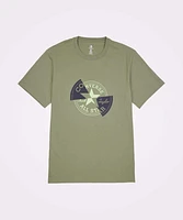 Playera Converse Parche Chuck Distorsionado Verde para Hombre