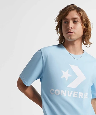 Playera Converse Go To Star Chevron Azul Unisex
