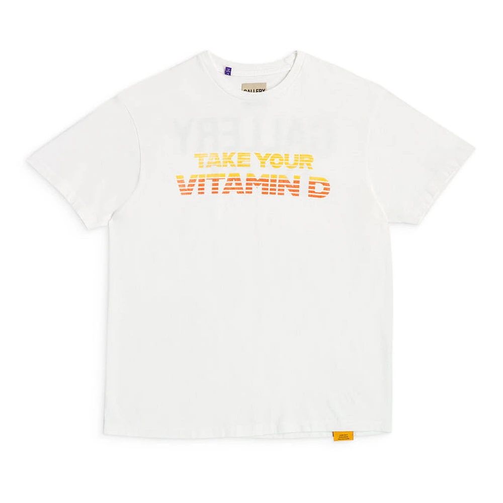 Gallery Dept Tee "VITAMIN D" WHITE