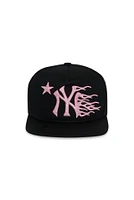 Hellstar NY Snapback Hat Black Pink
