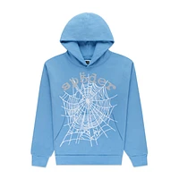 Sp5der OG Web V2 Hoodie Dusty Blue