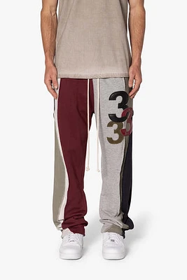 MNML 3 Color Block Sweatpants Multi
