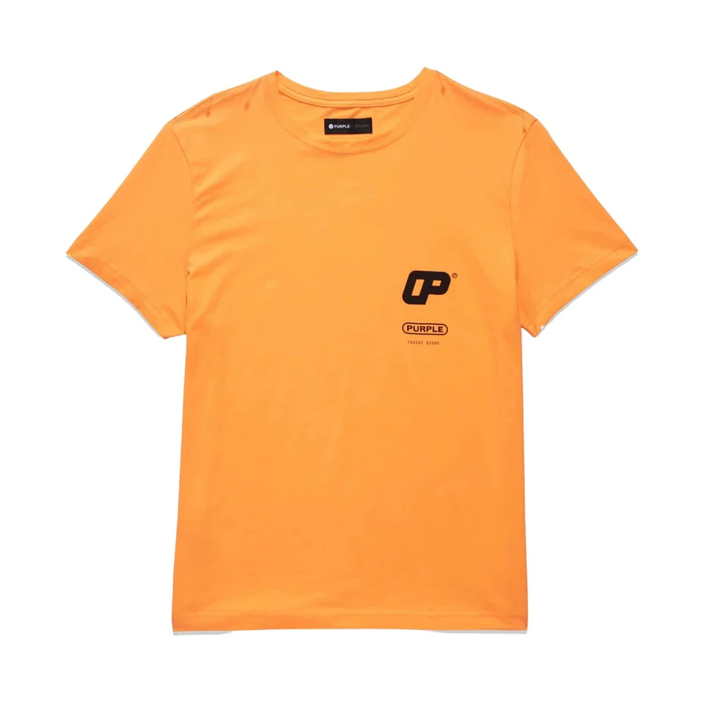 PURPLE-BRAND Clean Jersey Short Sleeve Tee Mens Style : P109-copt123 (Neon Orange)