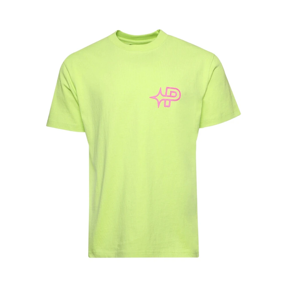 P117-rlst123 Acid Lime Purple-brand Heavy Jersey Oversized Tee Mens Style : (Acid Lime)