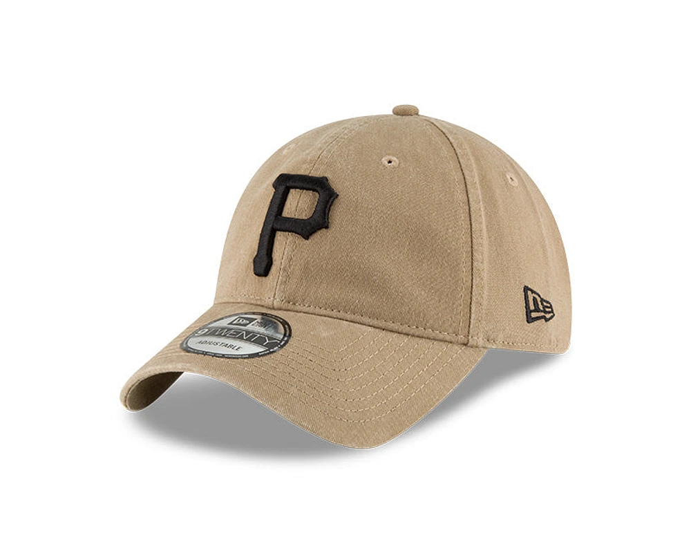 New Era Pittsburgh Pirates Khaki 9Twenty Strapback Hat