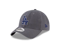 New Era Los Angeles Dodgers Grey 9Twenty Strapback Hat
