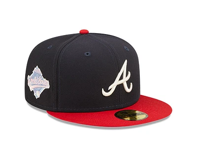 New Era Atlanta Braves World Series Pop Sweat 59Fifty Fitted Hat