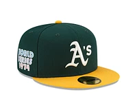 New Era Oakland Athletics World Series Pop Sweat 59Fifty Fitted Hat