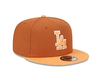 New Era Los Angeles Dodgers Color Pack Brown 9Fifty Snapback