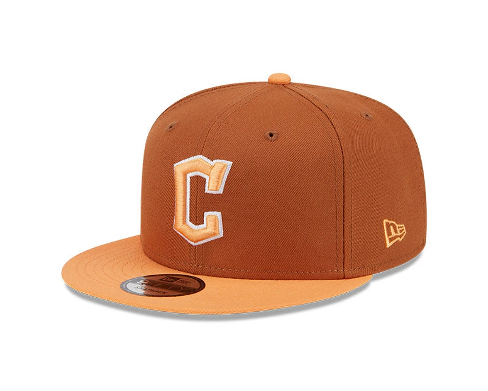 New Era Cleveland Guardians Color Pack Brown 9Fifty Snapback