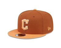 New Era Cleveland Guardians Color Pack Brown 9Fifty Snapback