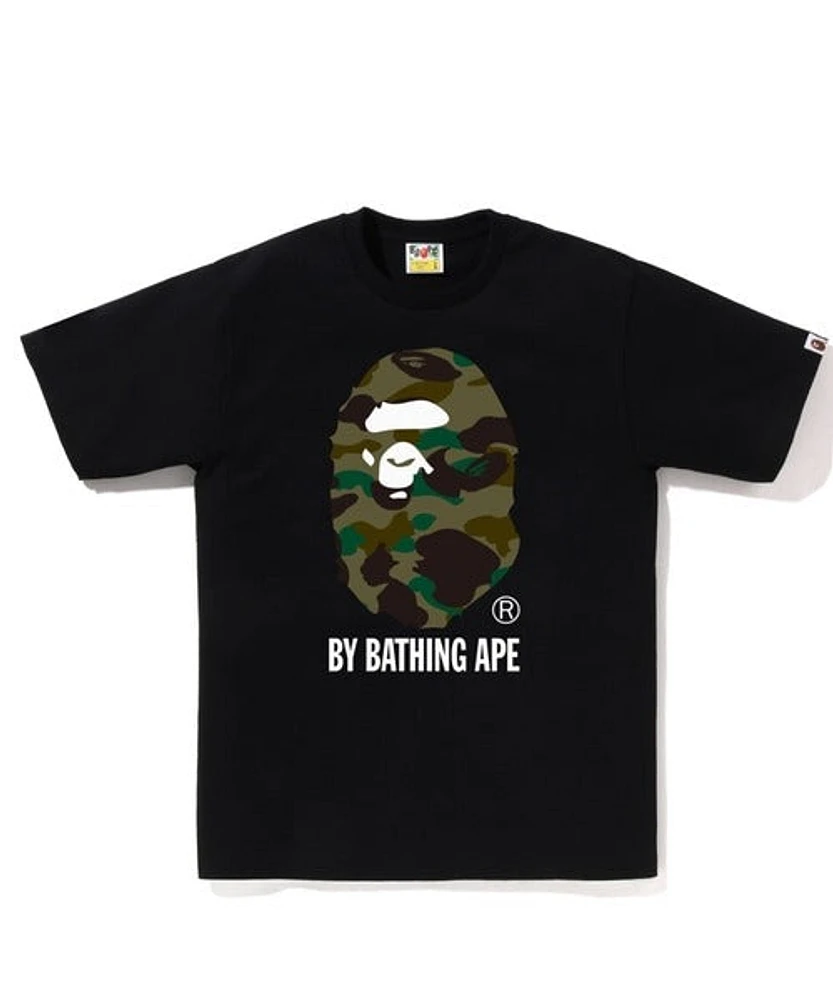 BAPE 1ST CAMO BY BATHING TEE BLACK/GREEN