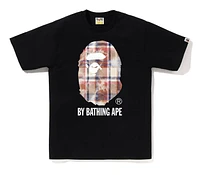 BAPE Bleached Check By Bathing Tee