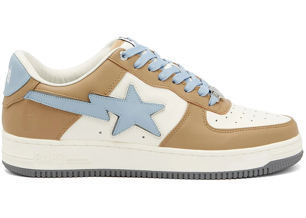 A Bathing Ape Bape Sta Low #4 Beige Sky Blue