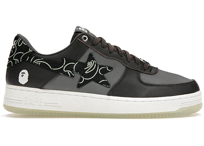 A Bathing Ape Bape Sta Text Code Camo Charcoal