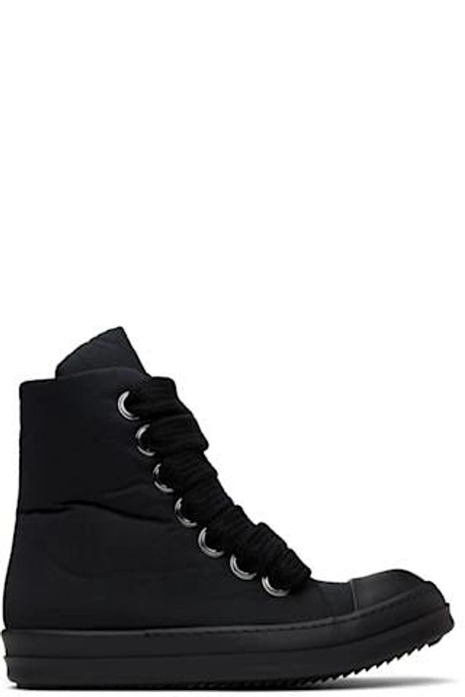 Rick Owens DRKSHDW Black Hollywood Jumbo Lace Puffer Sneakers