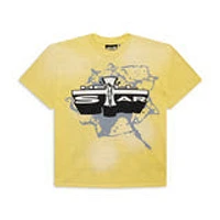 Hellstar Jesus T Shirt Yellow