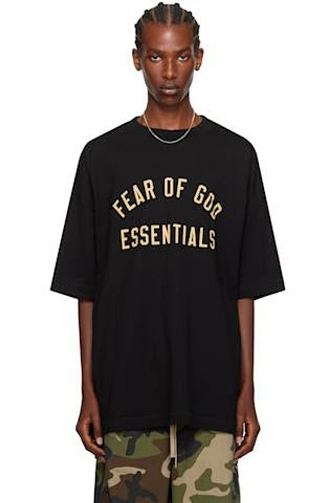 Essentials FOG Black Crewneck Tee