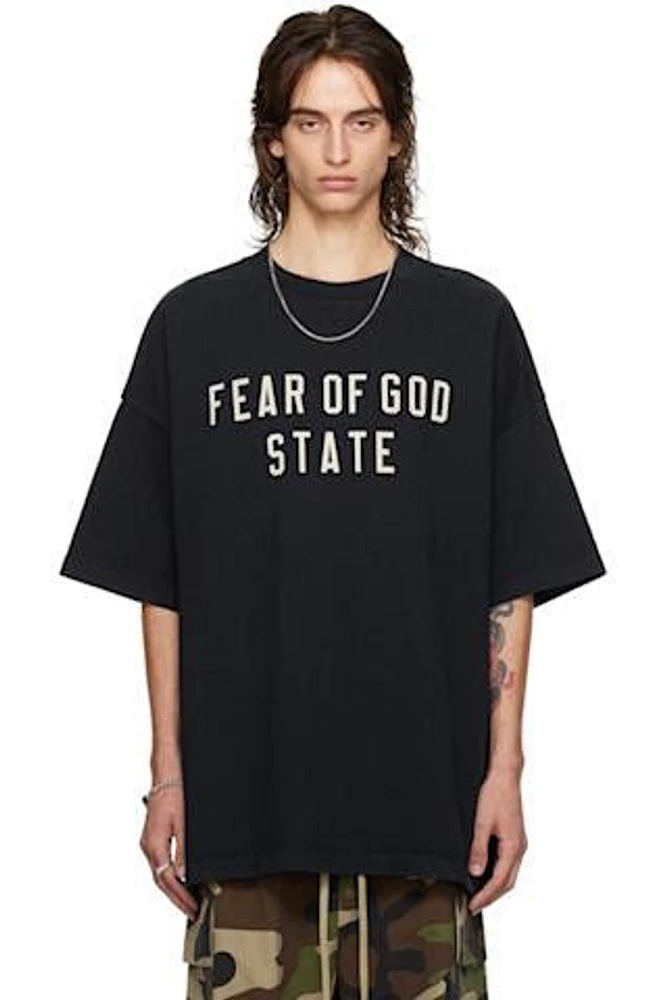 Essentials FOG State Black Crewneck Tee