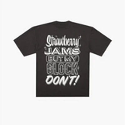 Strawberry Rcade Vintage Black Tee