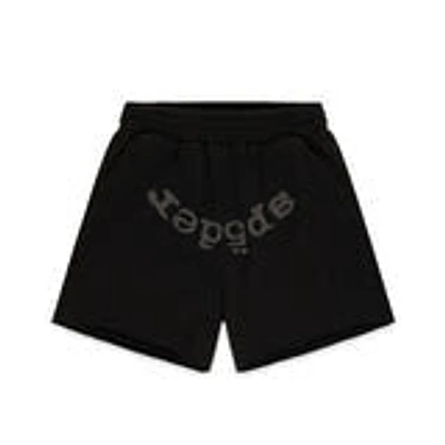 Sp5der OG Web V2 Phantom Sweatshort Black