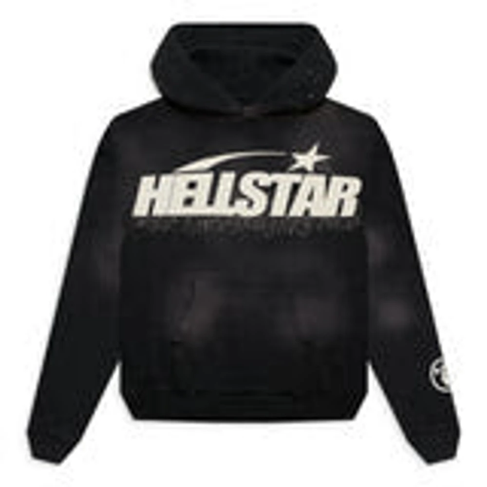 Hellstar Uniform Glitter Hoodie Black