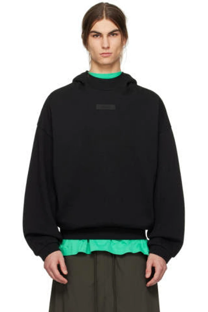 Fear of God Essentials Patch Hoodie Black