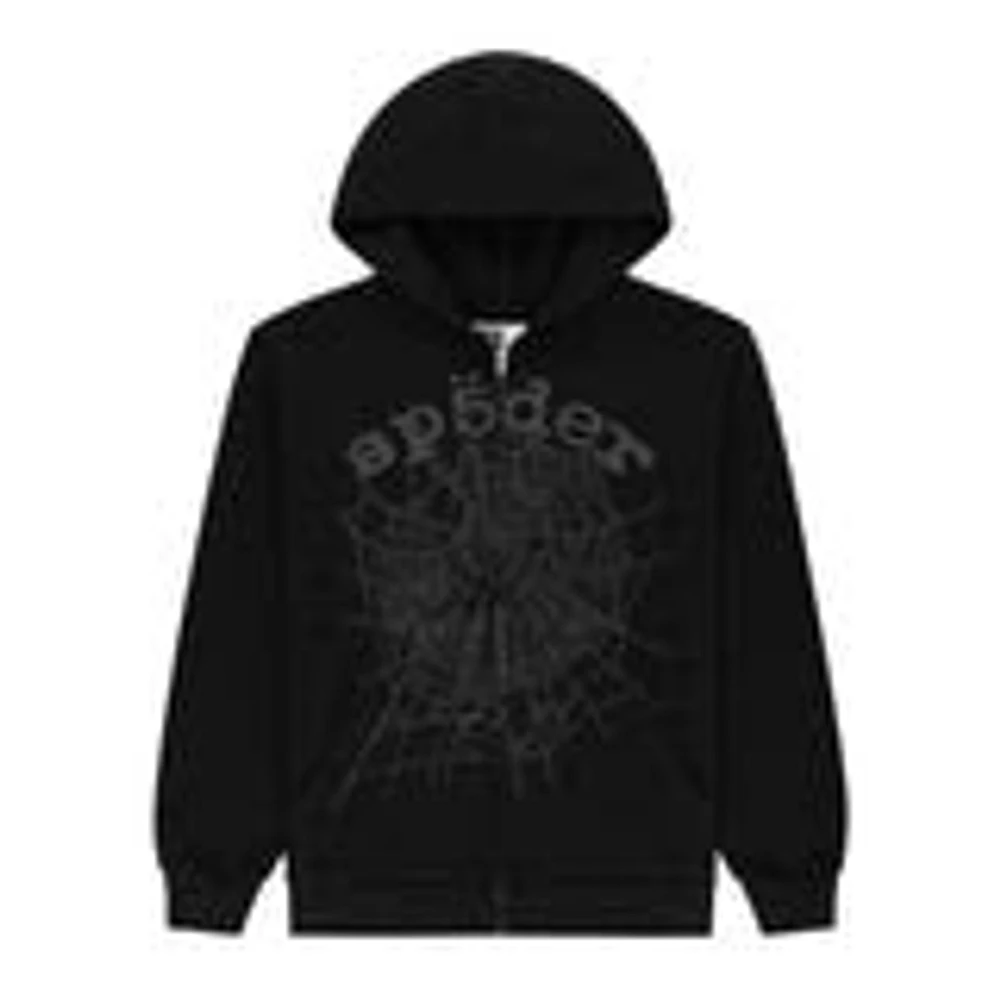 Sp5der OG Web V2 Phantom Zip Up Black
