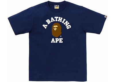 BAPE College Tee (SS24) Navy