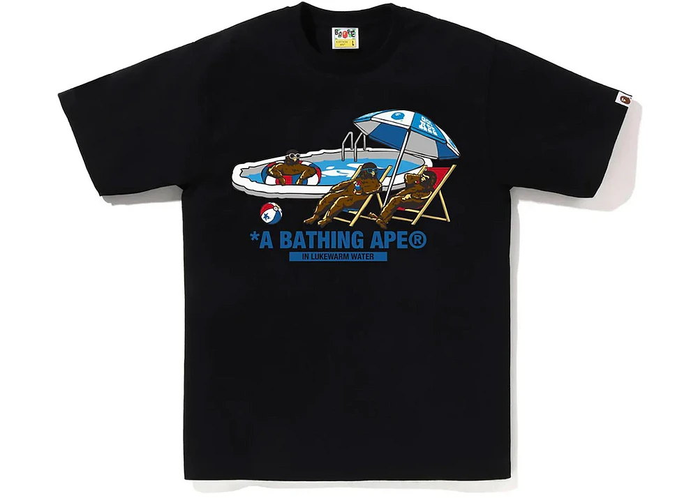 BAPE Poolside Tee Black