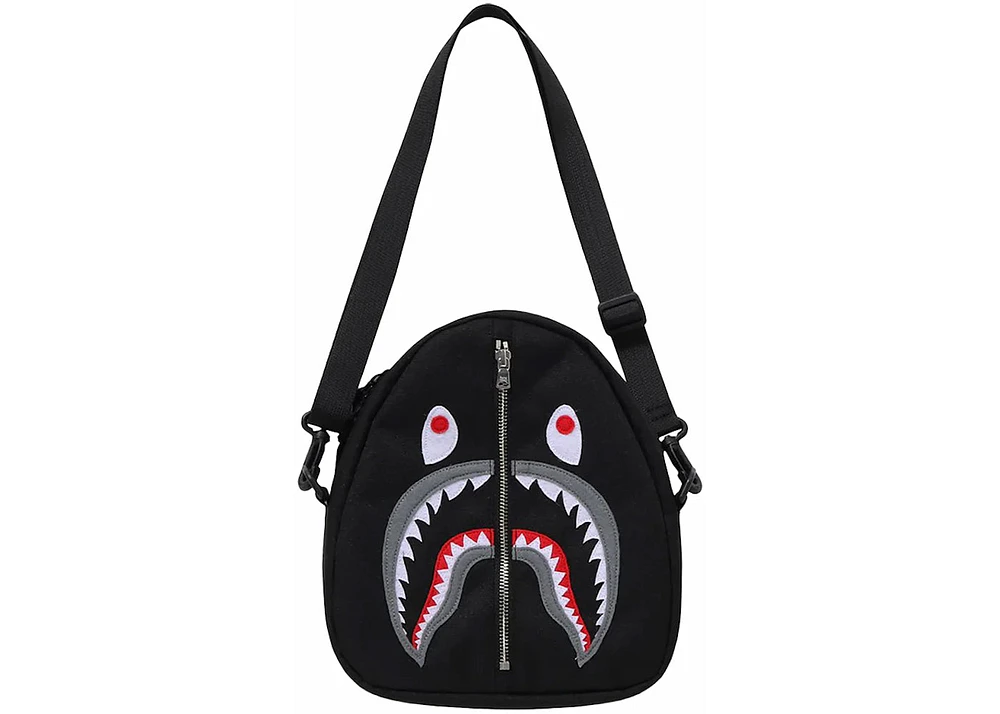 BAPE Shark Shoulder Bag Black