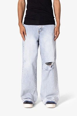 MNML Baggy Rave Denim Light Blue