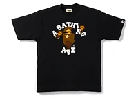 BAPE College Milo Tee Black