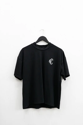 COPPED Seamless Tee Single Layer Black White Logo