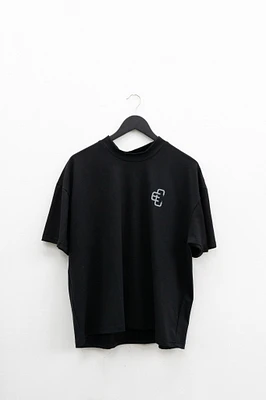 COPPED Seamless Tee Single Layer Black Grey Logo