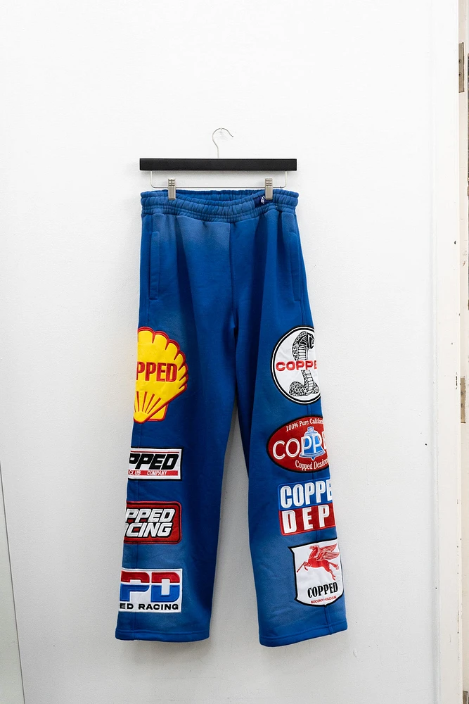 COPPED Motor Sports Sweatpants Royal