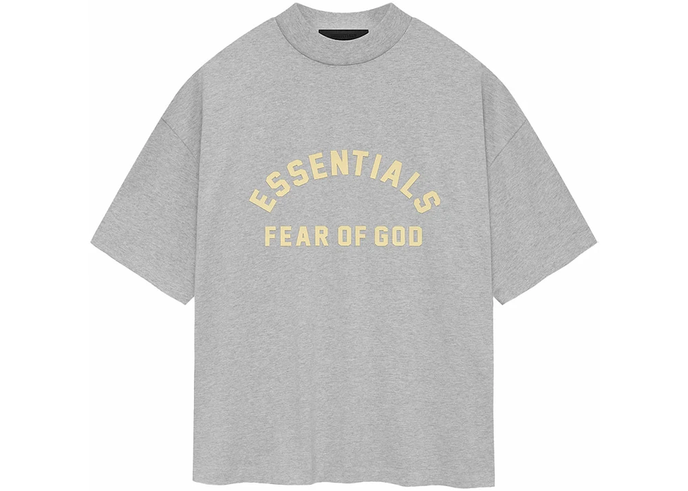 Fear of God Essentials Heavy Jersey Crewneck Tee Light Heather Grey